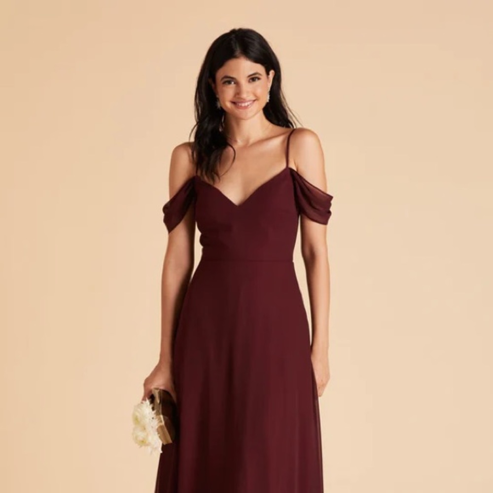 BIRDY GREY DEVIN CONVERTIBLE DRESS IN CHIFFON CABERNET